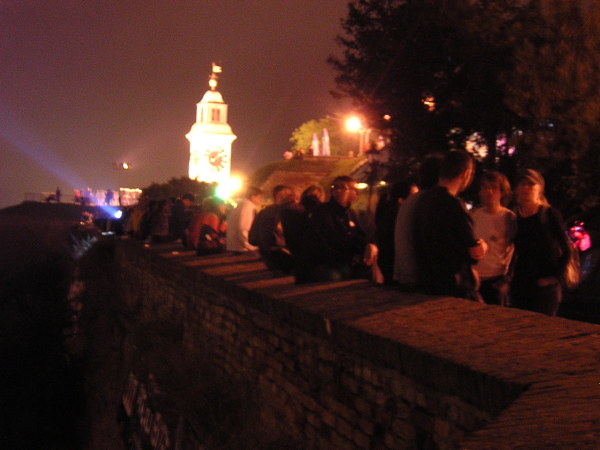 Novi Sad - clock tower at Petrovaradin Fortress