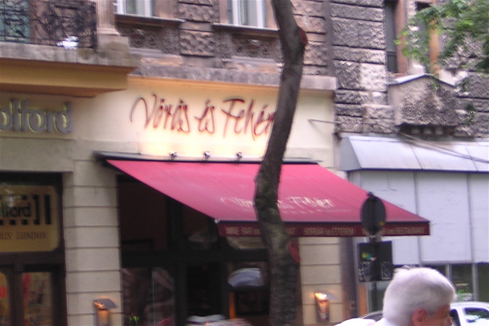 Budapest - Feher restaurant