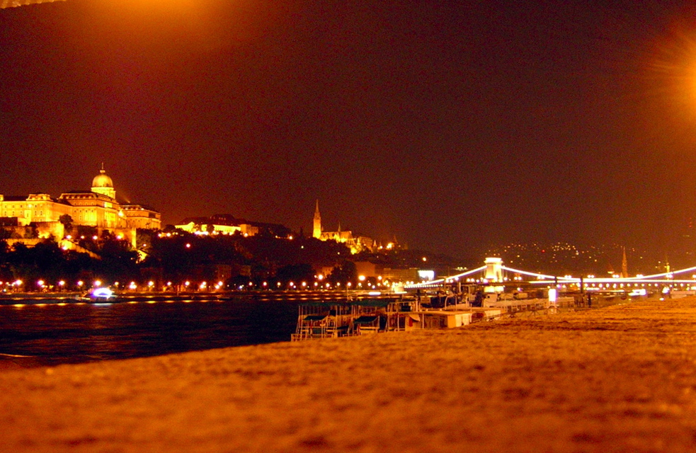 Budapest - Danube at night