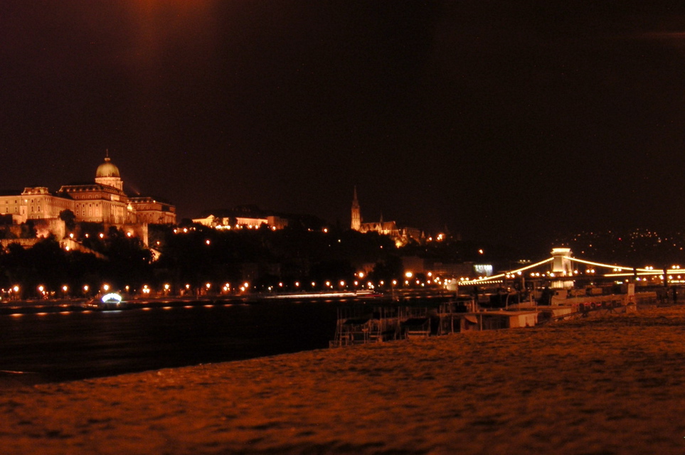 Budapest - Danube at night