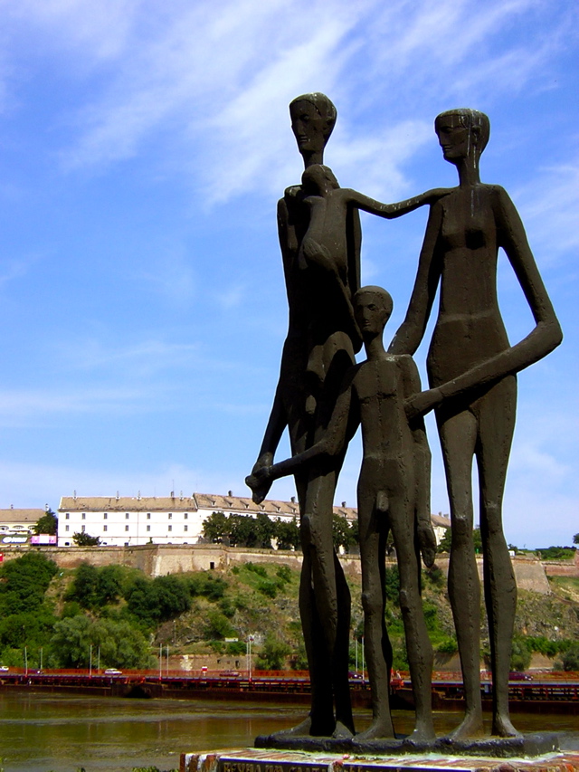 Novi Sad - Jewish monument and Petrovaradin Fortress