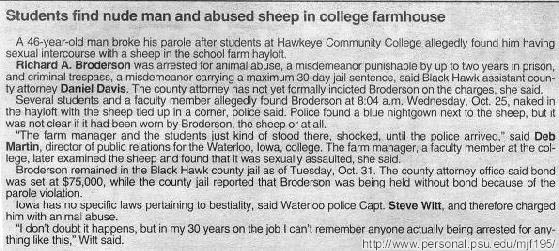 The poor sheep!